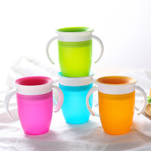 240 ml Baby Miracle 360 Grad Training Cup mit Doppelgriffen – Auslaufsicheres Design