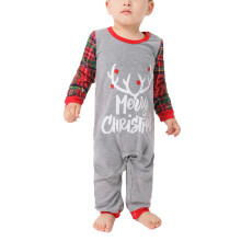 (Family Pajamas Set Baby 18‑24M) Family Christmas Plaid Pajamas Long Sleeve Adult Kids Baby 8-9Y
