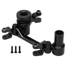 (Black) RC Steering Set High Strength Aluminum Alloy for Traxxas 1:7 UDR Blue