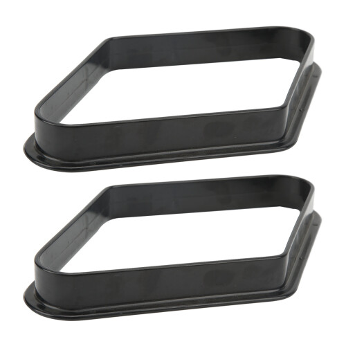 2Pcs Billiard Ball Rack 9 Balls Plastic Diamond Frame