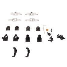 (Black) Front Rear Portal Housing Set Aluminium Brass Gold RC 1/24 Crawler