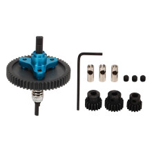 (Blue) RC Differential Gear Set 54T 15T 17T 19T Pinion for Traxxas Slash Blue