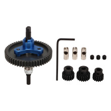 (Dark Blue) RC Differential Gear Set 54T 15T 17T 19T Pinion for Traxxas Slash Blue