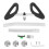 Self Balancing Electric Scooter Handlebar Replacement Telescopic White 1