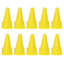 10Pcs Soccer Cone 23cm Sports Training Barrier