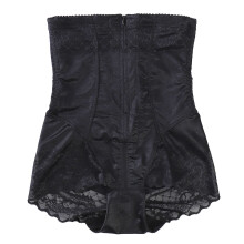 (Black XL) Postpartum Abdominal Compression Corset High Waist Black XL
