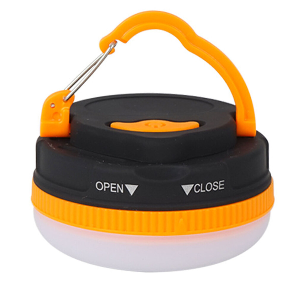 (Battery Type Orange (Round)) LED Tent Lamp ABS 5 Modes Waterproof Hanging Lamp Orange Round-image-OPC-PMKB668-NEW