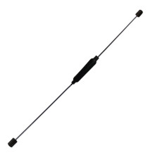 (Black) Elastic Fitness Bar Vibration Weighted Exercise Red