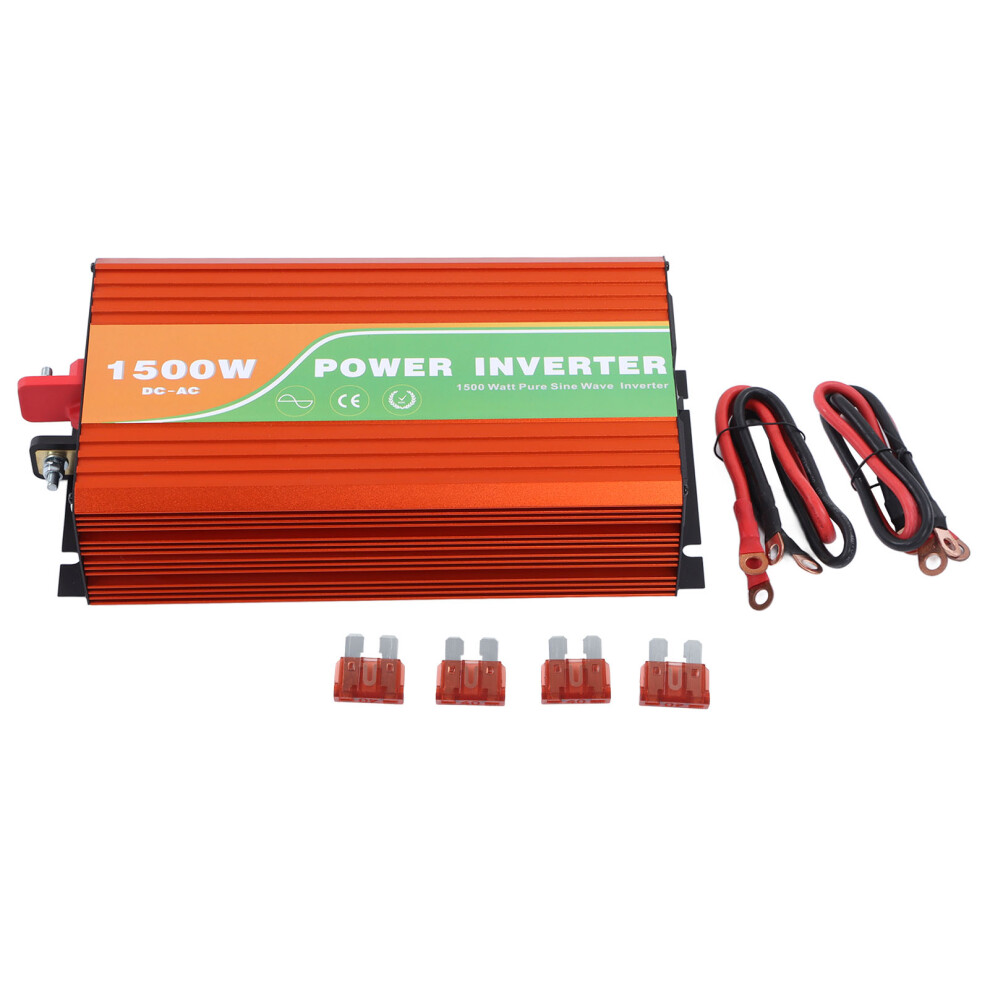 (Dc24v) 1500W Pure Sine Wave High Frequency Power Inverter 643505314212