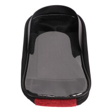 Bicycle Front Phone Mount Waterproof Handlebar Bag Red