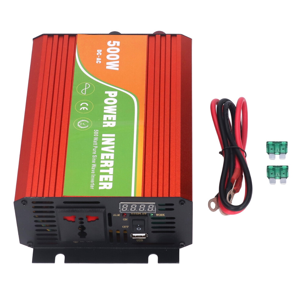 (Dc 24V) 500W Pure Sine Wave Inverter High Frequency Solar Power Converter 643505314793