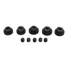 5 Pcs RC Pinion Gear Set 30T-34T 48DP 5.0mm High Hardness Low Noise