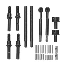 Black Steel CVD Drive Shafts Axles for FMS 1:24 FCX24