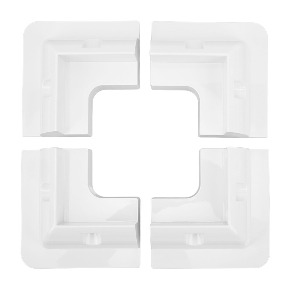 4Pcs Solar Panel Corner Bracket Anti Uv Abs Roof Mount For Rv Boats 643505315318