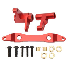 (Red) Aluminum Steering Assembly for Redcat Racing Shredder 1/6 RC Car Red