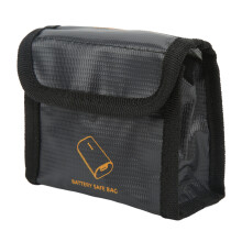 (for 3 Batteries) Explosion Proof Fireproof Nylon Battery Bag for DJI FPV Goggles 3