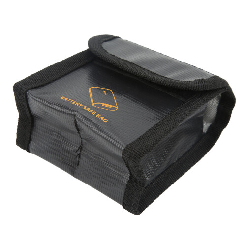 (for 2 Batteries) Explosion Proof Fireproof Nylon Battery Bag for DJI FPV Goggles 3 1