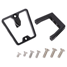 Bicycle Front Carrier Block Black Aluminium 3 Holes Brompton Dahon