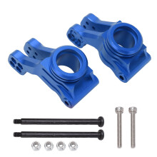 (Blue) 2pcs RC Rear Knuckle Arm Aluminum for ARRMA KRATON 8S Red