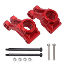 (Red) 2pcs RC Rear Knuckle Arm Aluminum for ARRMA KRATON 8S Red