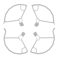 (Grey) Drone Propeller Guard Cover Anti Impact for Mini 3 Pro Red