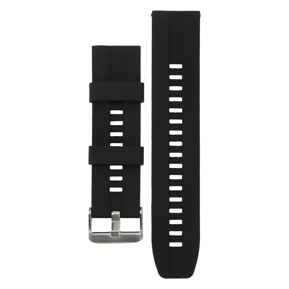 (20Mm) Smartwatch Strap Silicone Replacement For Huawei Gt2 Gt2e 20Mm Black 643505317565