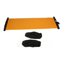 (Orange) Slide Board Non Slip Balance Mat with Shoe Covers Orange