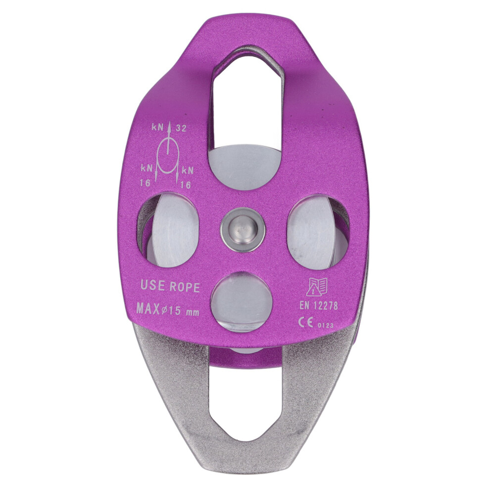 Climbing Pulley High Strength Purple Aluminum Side Swing 643505321142