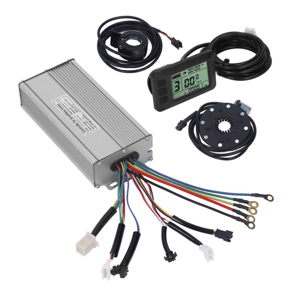 30A Sine Wave Controller Lcd7u Thumb Throttle 48V 1000W 1500W Motor 643505321548