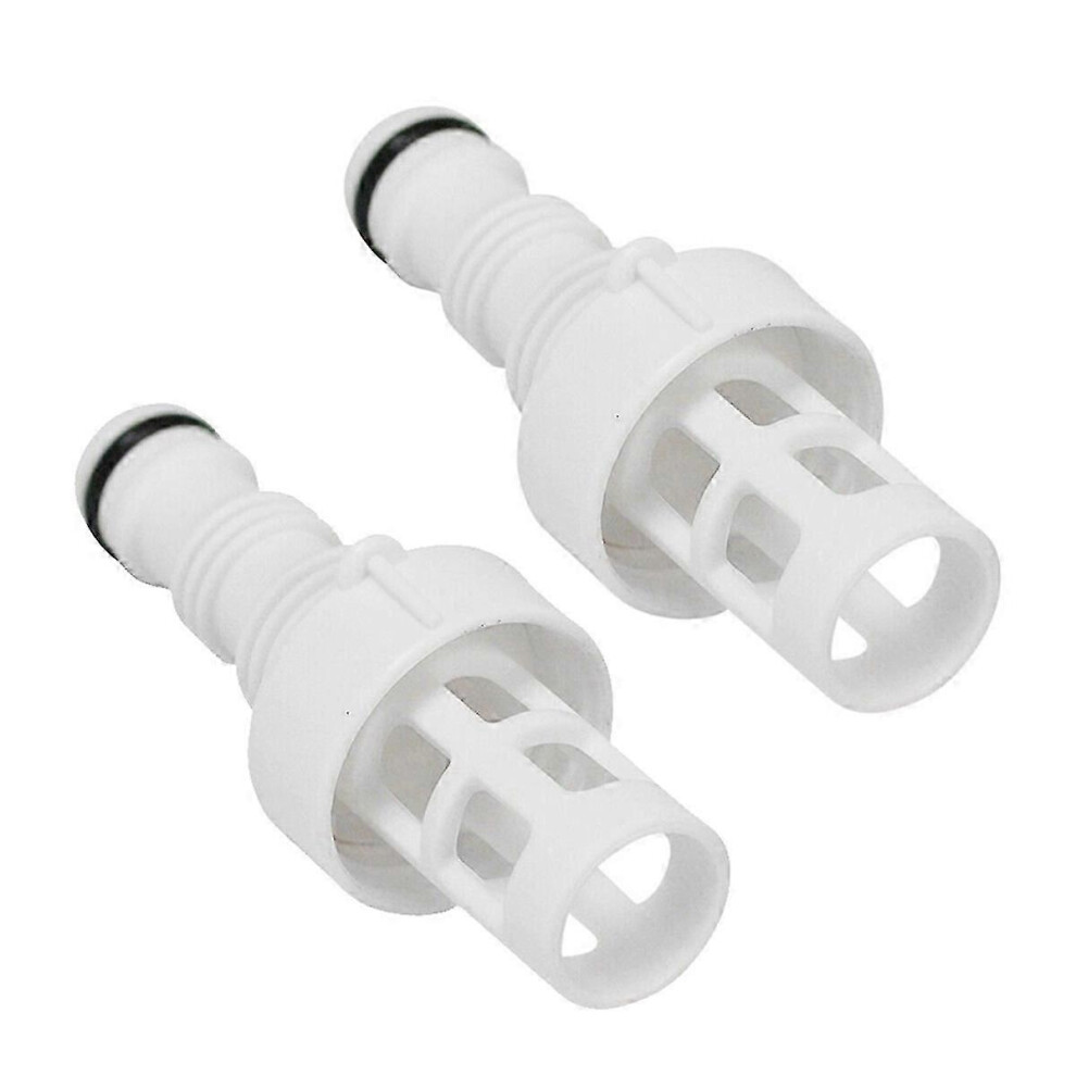 Kikidex (As Show, One Size) 2Pcs 10201 For Intex Adapter For Connection To Drain Device Garden Hose Spa Hot Tubs Swimming Pool D