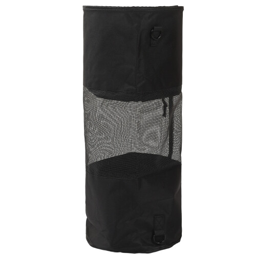 Boat Trash Bag Ventilated Mesh Large Capacity Foldable Black 2