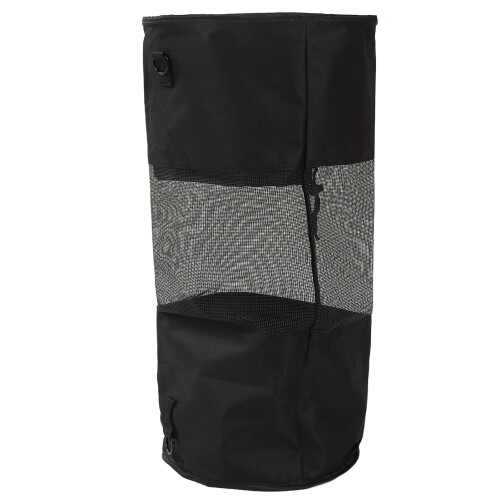 Boat Trash Bag Ventilated Mesh Large Capacity Foldable Black 1