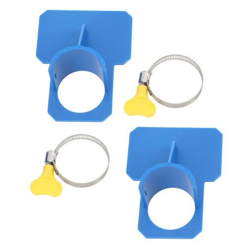 2 PCS Pool Pipe Holder with 2 Clamps 2