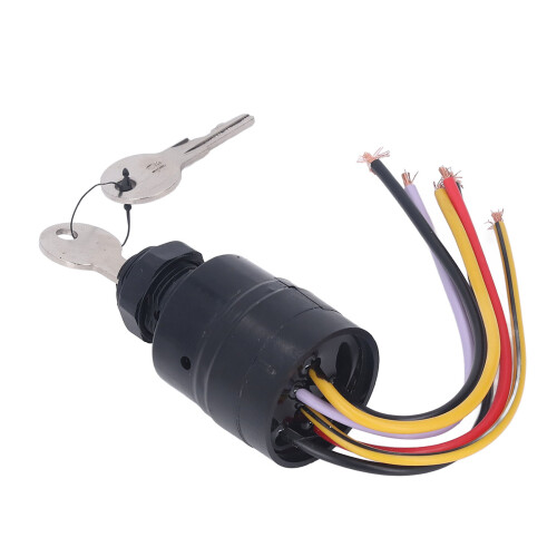6 Wire Ignition Key Switch Push to Choke Starter for OUTBOARD MOTORS 2