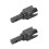 (Black) 2pcs RC Car Diff Cup Steel 1/7 1/8 Series Silver 3