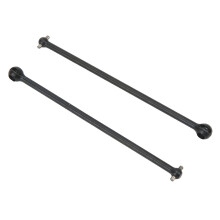 (Black) 2Pcs 150mm CVD Drive Shaft Steel Front Rear for ARRMA RC Car Silver