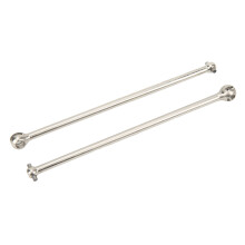 (Silver) 2Pcs 150mm CVD Drive Shaft Steel Front Rear for ARRMA RC Car Silver
