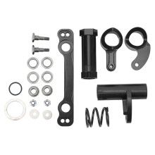 (Black) Aluminum Steering Assembly for ARRMA 1/7 1/8 Red