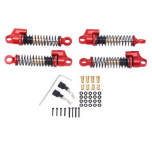 (Red) 1/24 RC Shock for AXIAL SCX24 Tracked Cars Aluminum Alloy Black