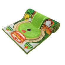 Golf Putting Mat Scale Nylon Polyester TPR Backing Portable