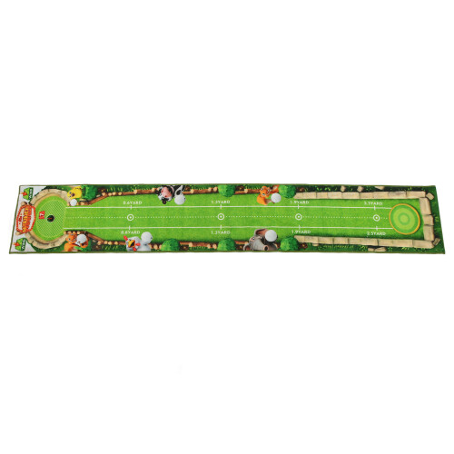 Golf Putting Mat Scale Nylon Polyester TPR Backing Portable 2