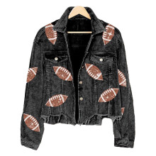(Black M) Women Turn Down Collar Jacket Warm Long Sleeve Coat Brown
