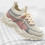 (Beige 36) Thick Soles Sneakers Cushioning Support Beige 36 2