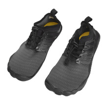 (Black 43) Men Water Shoes Slip Proof Joint Stress Reduce Training Black 44