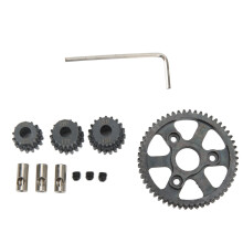 54T 15T 17 19T Rc Car Gear Set Steel Black