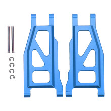 (Dark Blue) 2PCS RC Rear Swing Arm Aluminum Alloy Kit for Traxxas Rustler Red