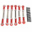 (Red) 6Pcs RC Car Pull Rod Set Shock Absorption High Strength Red 3