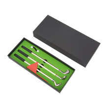 Golf Pen Gift Set Mini Pen Flag Storage Box for Golfer