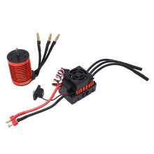 Brushless Motor 4P 12S 3300KV 60A ESC for 1/10 RC Car