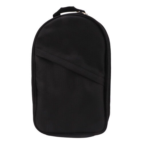 (Black) Camping Utensil Bag Compact Durable Polyester Portable Orange 2
